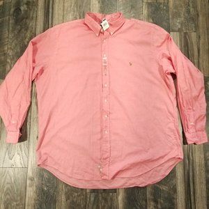 New Ralph Lauren Chambray Oxford 3XLT Classic Tall